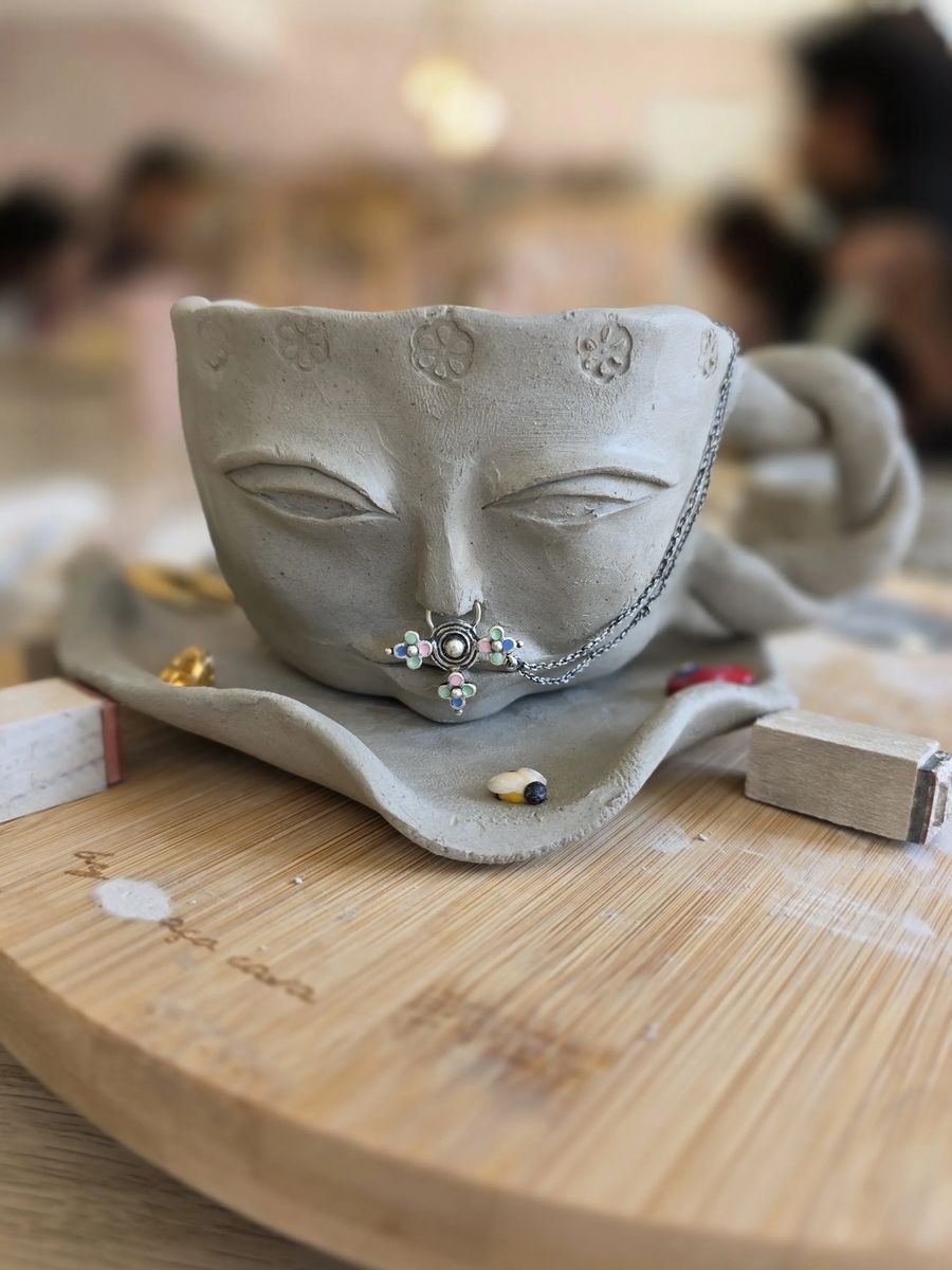 Mystic Cup — raw clay