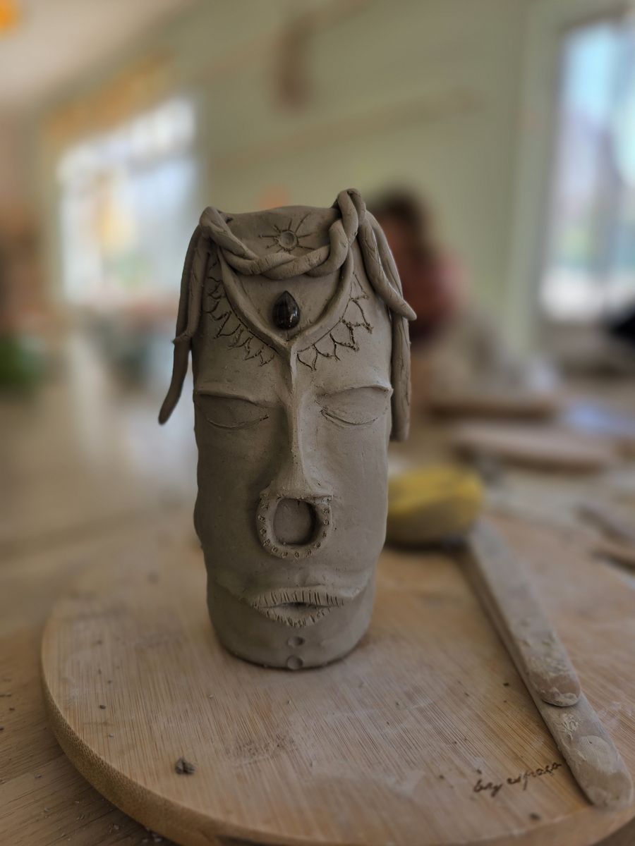 The Seer — raw clay